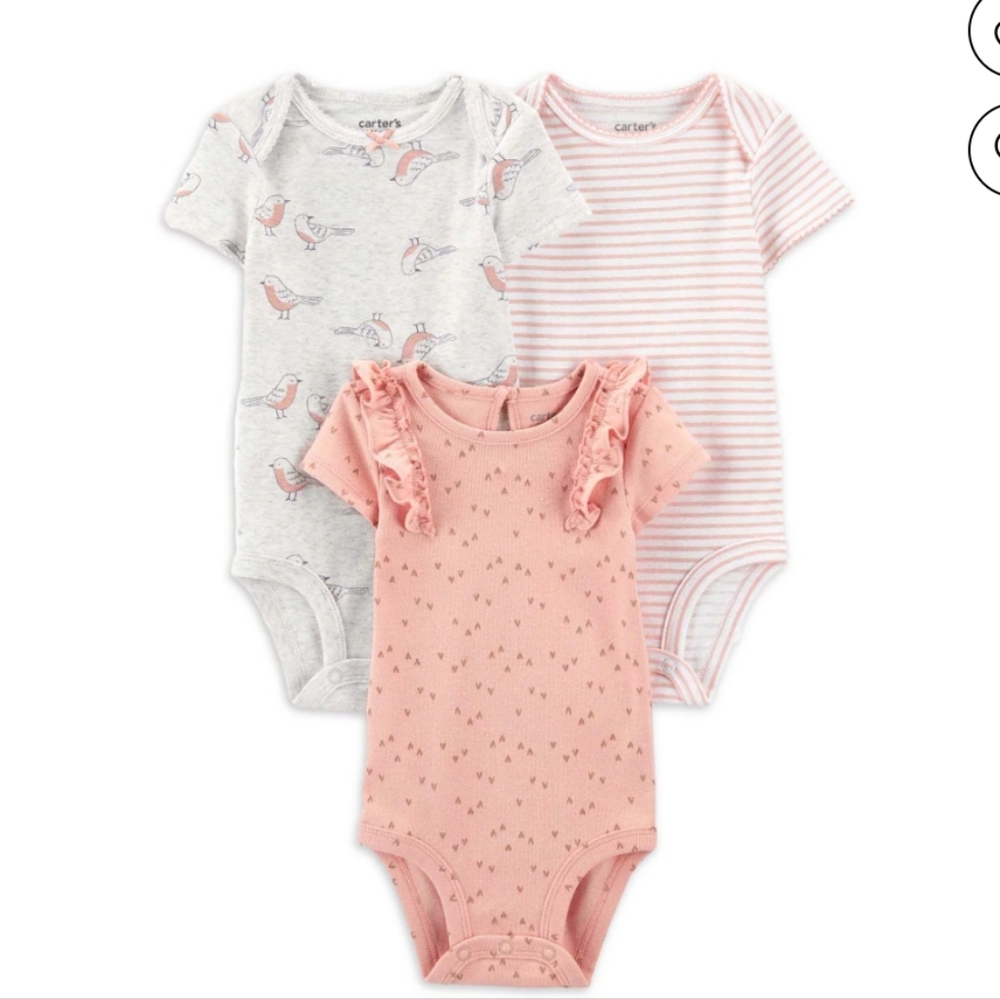 3 onsies for Baby Girl